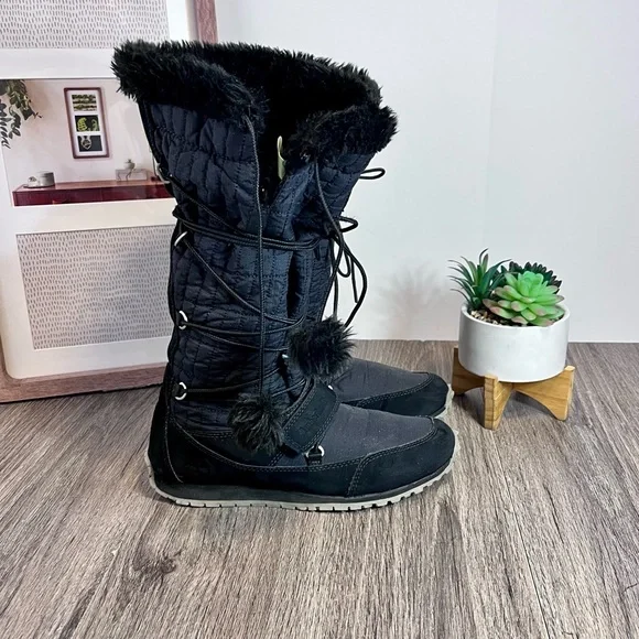 Black Fur Timberland Boots Timberland Shoes Hp Timberland Black